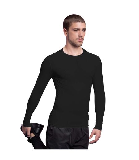 Warmtex T-shirt Thermique À Manches Longues Homme Noir GAMEGEAR