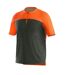 Maillot De Cyclisme Manches Courtes Sentiero Homme Vert Foncé Orange Bicycle Line-2