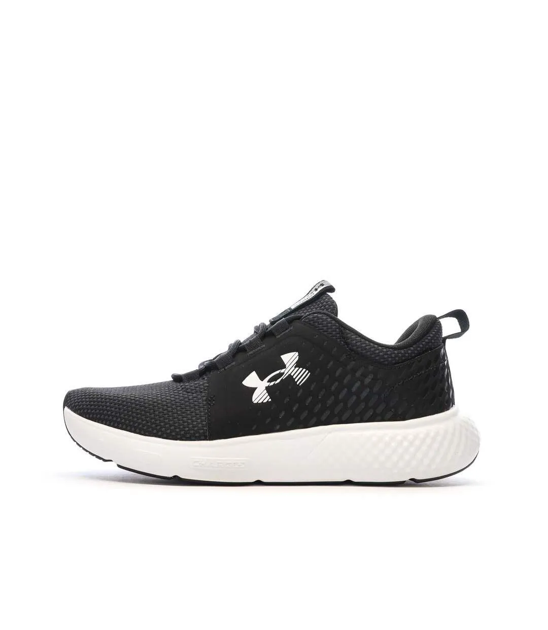Chaussures de running noires femme under armour charged propel-1