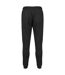 Mens Cuffed Ankle Jogging Bottoms Black Iron Mountain-3