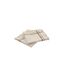 Lot de 2 Serviettes de Table Rayé Maha 40cm Beige-1