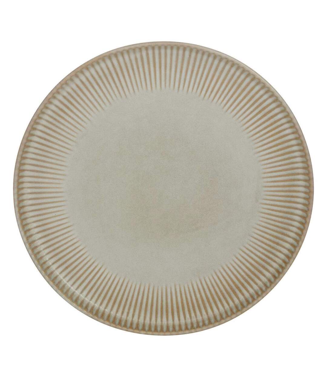 Lot de 6 Assiettes Plates Chloe 27cm Beige-1