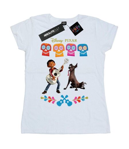Disney - T-shirt COCO MIGUEL LOGO - Femme (Blanc) - UTBI14188