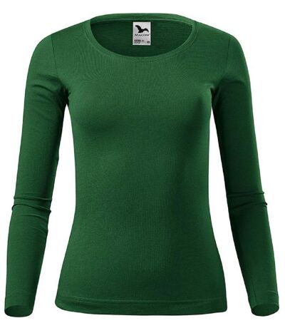 T-shirt manches longues - Femme - MF169 - vert bouteille