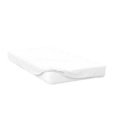 200 thread count cotton percale ultra deep fitted sheet white Belledorm