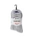 Pack Of 3  Unisex Adult Toleno Logo Ankle Socks  Grey Martes-2