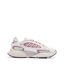 Baskets blanches/roses femme adidas ozmillen-2