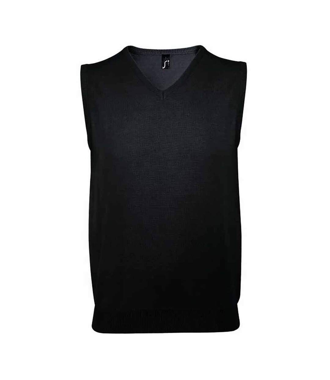 Pull Sans Manches Gentlemen Homme Noir SOLS-2