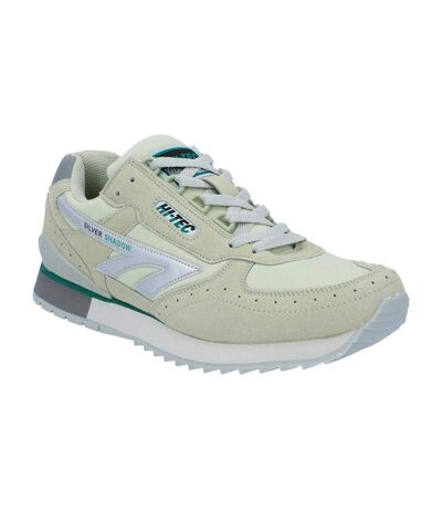 Silver Shadow Baskets Femme Argenté Gris Vert Hi-Tec
