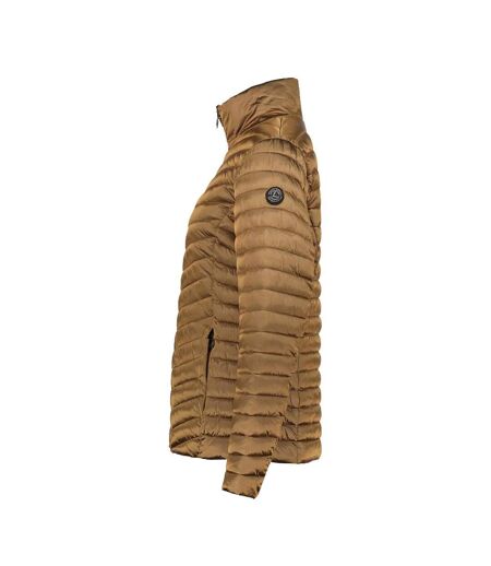 Doudoune marron bronze femme luhta hietoinen