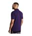 Asquith & Fox Mens Plain Short Sleeve Polo Shirt (Purple Heather)