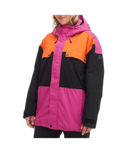 Manteau de ski O'Neill Noir/Rose Femme Tanzanite Jacket - L