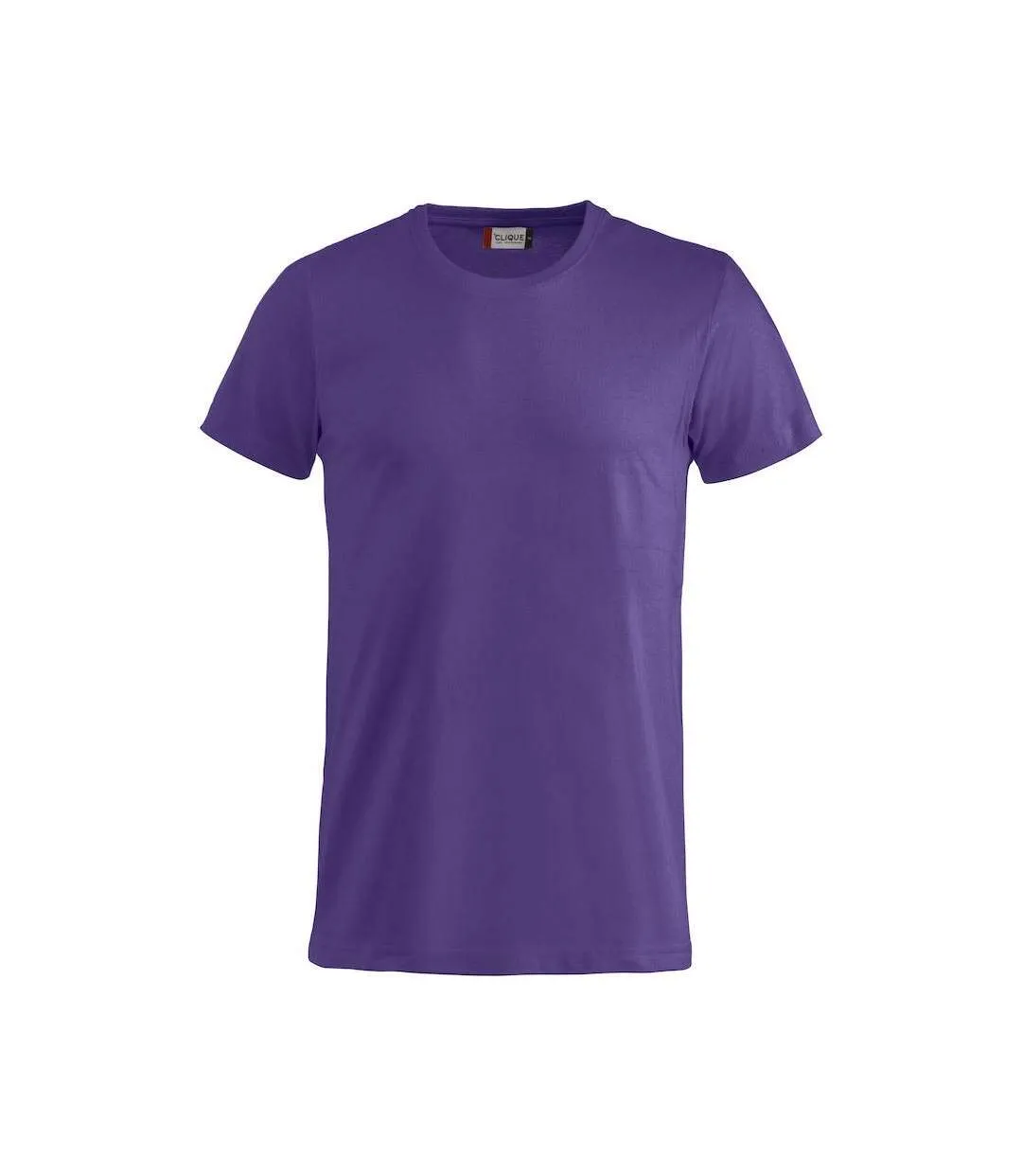 T-shirt Basic Homme Lilas Vif Clique-3