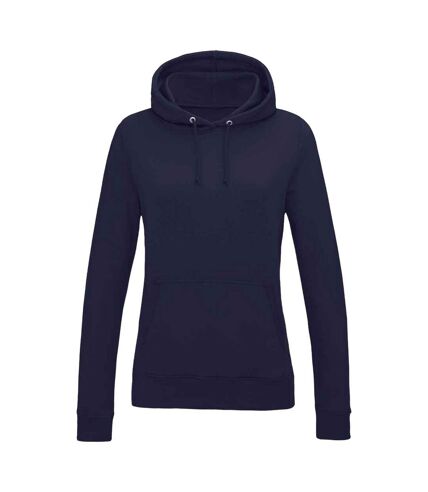 Sweat à capuche college femme bleu marine oxford Awdis Awdis