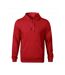 Sweat À Capuche Break Homme Rouge Malfini-1