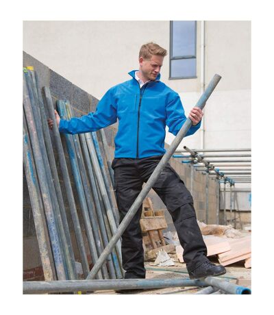 Mens Action Trousers Black WORK-GUARD By Result