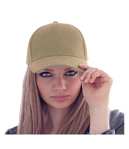 Casquette En Coton Premium Pilot Mixte Beige Atlantis