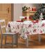 Nappe Antitache Imprimé Père-Noël 150x300cm Blanc-5