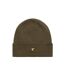 Mens logo beanie olive Lyle & Scott