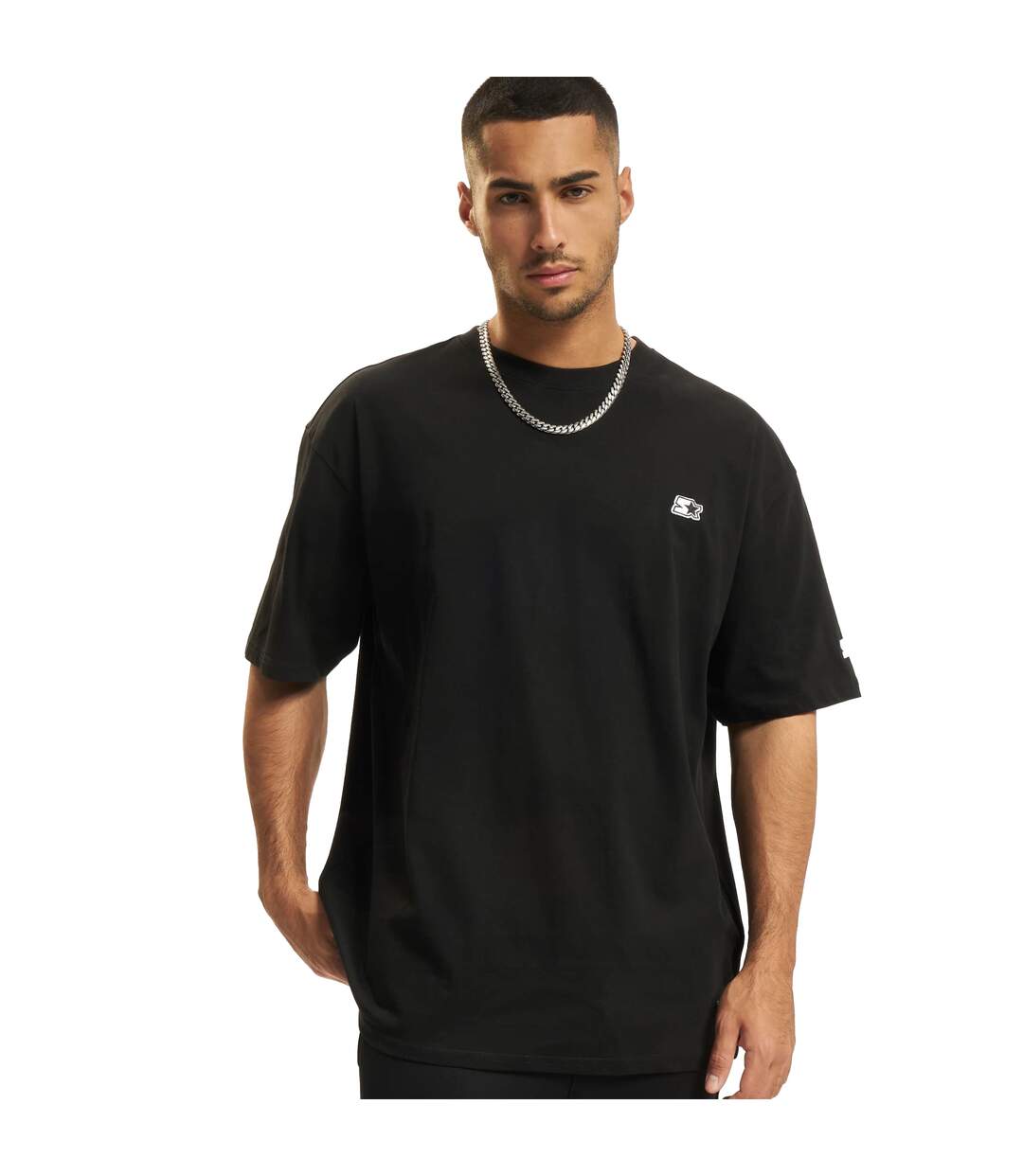 T-shirt Essentials Homme Noir Starter-1