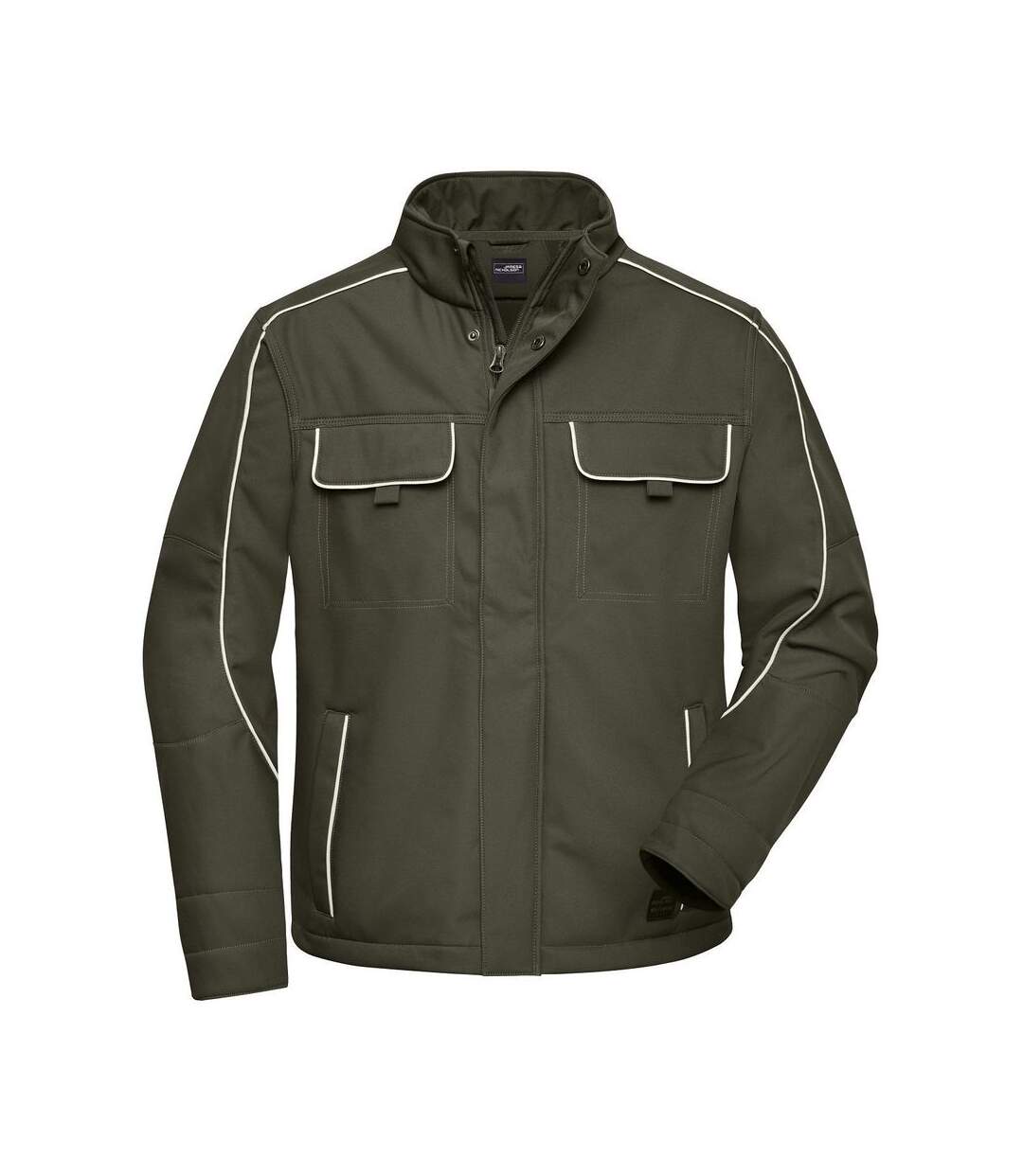 Veste blouson de travail légère softshell mixte - JN884 - vert olive