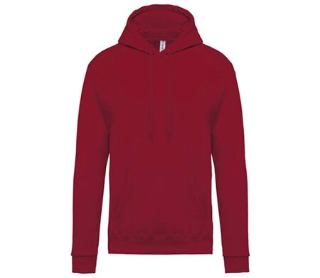 Sweat-shirt à capuche - Unisexe - K476 - rouge cherry