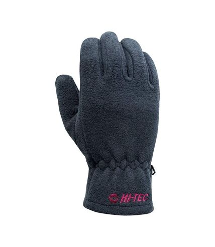 Hi-Tec Womens/Ladies Bage Ski Gloves (Stretch Limo/Sangria) - UTIG1337