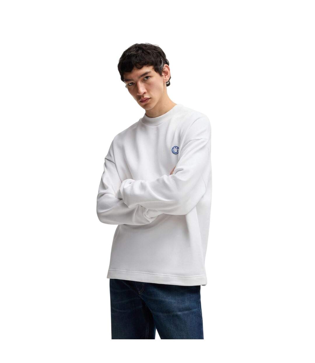 Sweat Ninnyo Homme Blanc Hugo-1