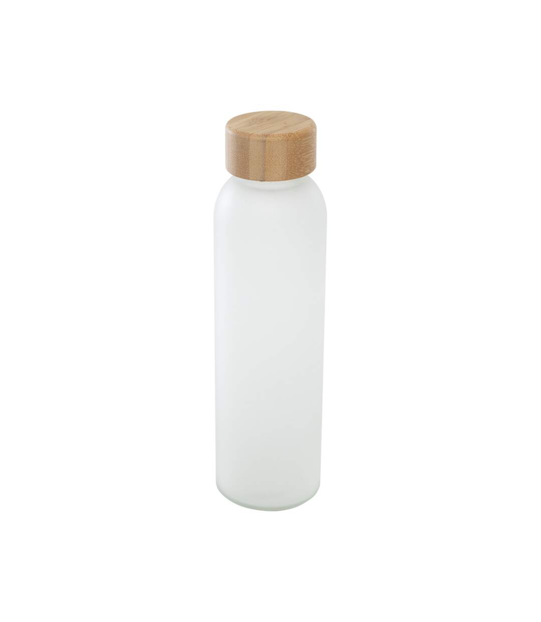 Lume Matte Bamboo Lid 500ml Water Bottle One Size White Generic-1