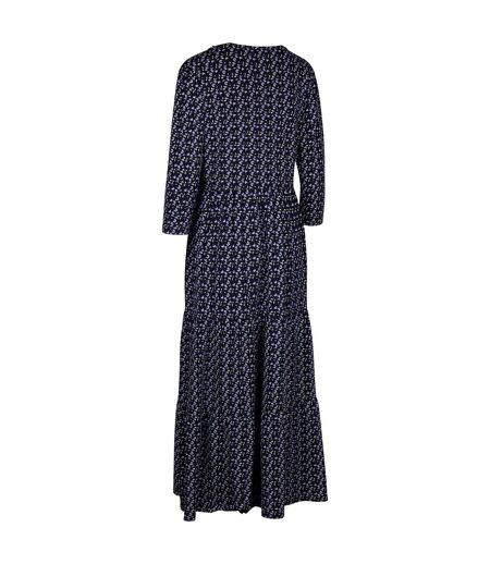 Womens/ladies hague tiered casual dress navy Trespass