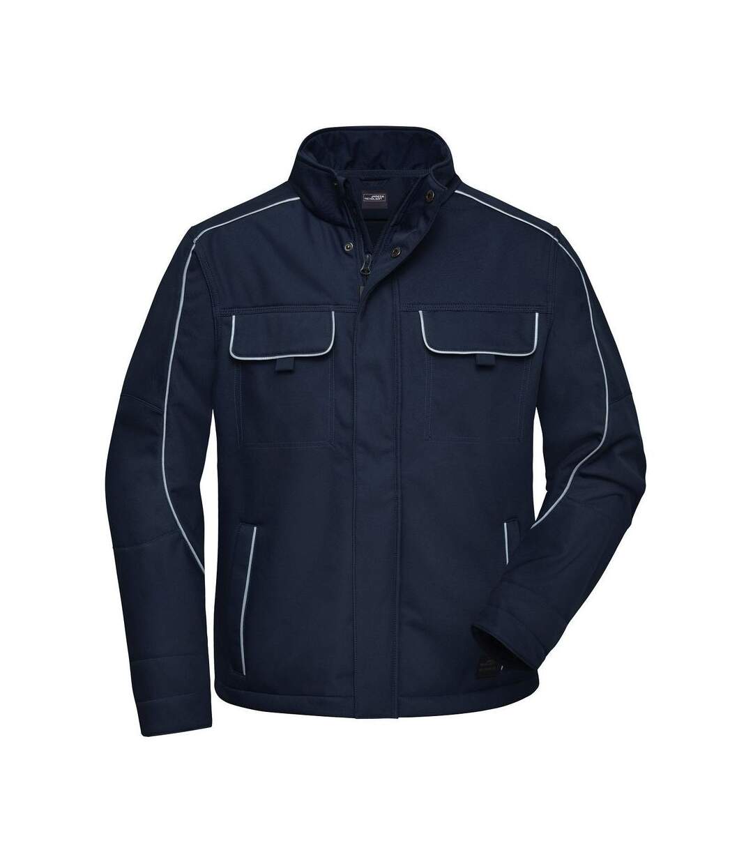 Veste blouson de travail légère softshell mixte - JN884 - bleu marine