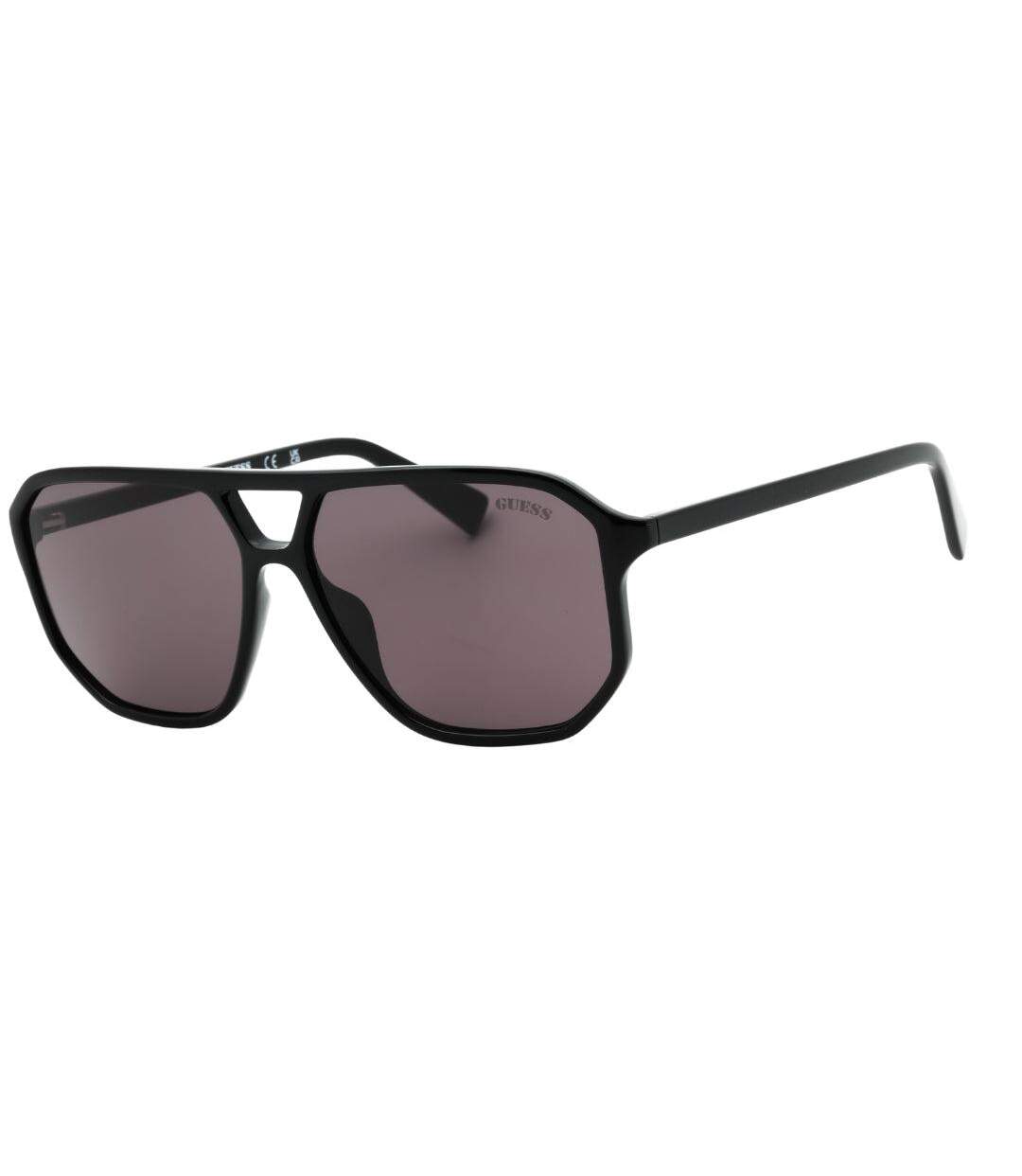 Lunettes De Soleil Motif/style Fumée Homme Taille Unique Noir Guess-1