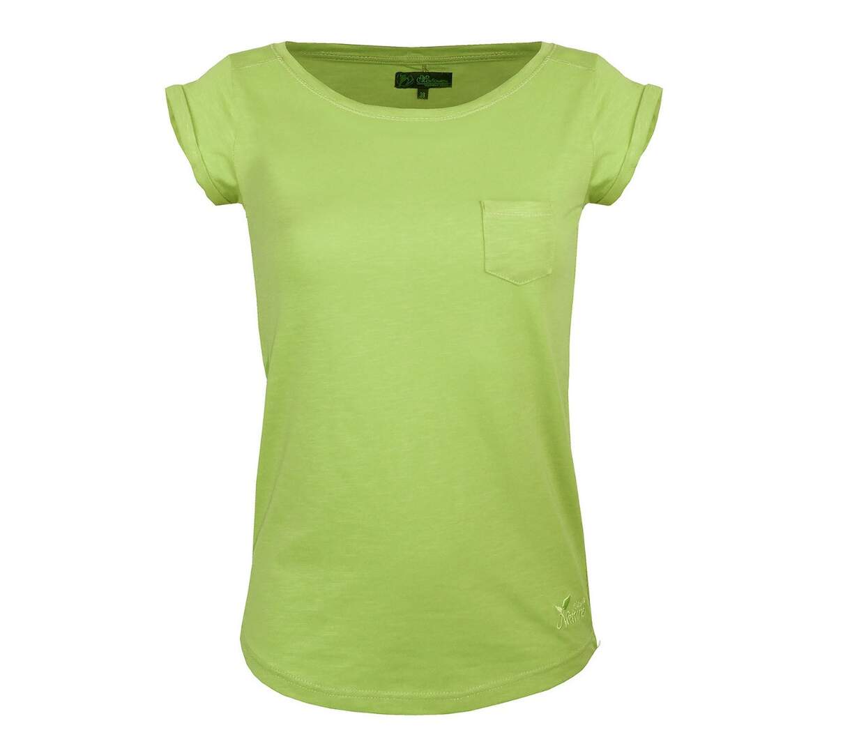 Tee - shirt col bateau 1 poche DOMY3-1