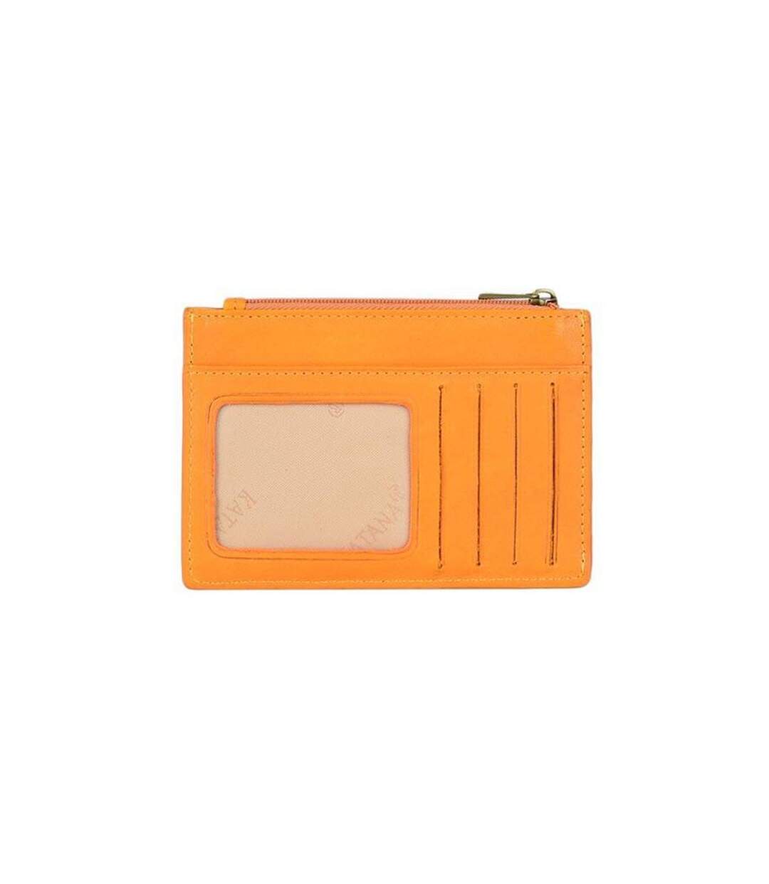 Katana - Porte-cartes compact en cuir - jaune - 8762-2