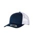 Casquette adulte unisexe bleu marine/blanc Yupoong