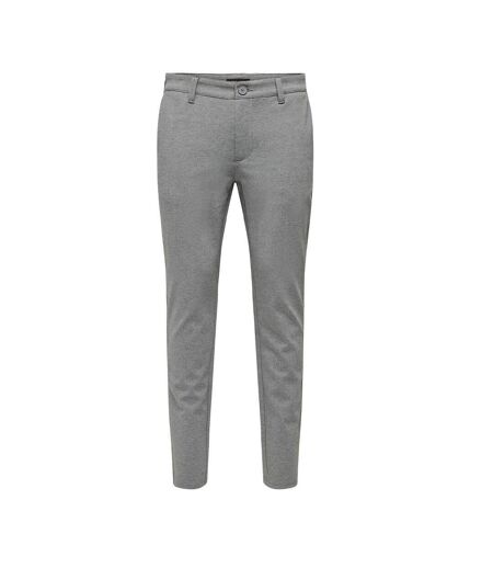 Pantalon fluide gris foncé homme only & sons thor