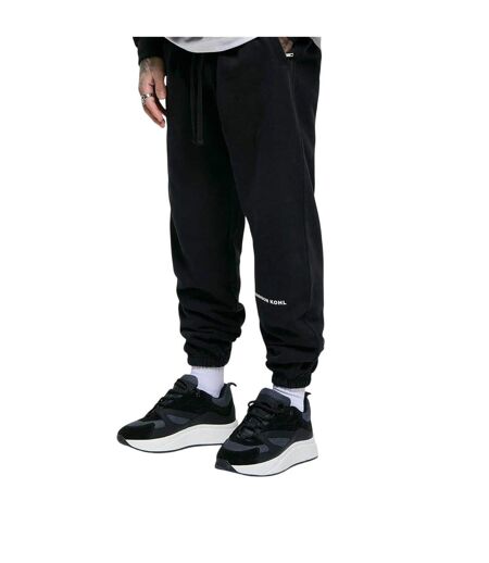 Mens Core Cotton Logo Jogging Bottoms Black Madison Kohl