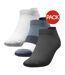 Socquettes H4l22 Femme Blanc Bleu Gris 4F-1