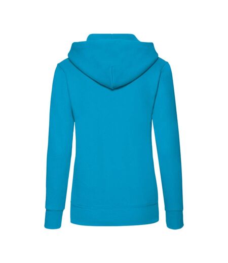 Sweat À Capuche Classic Femme Azur Fruit Of The Loom