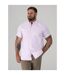 D555 Chemise Longue Manches Courtes James Homme Rose Duke-4