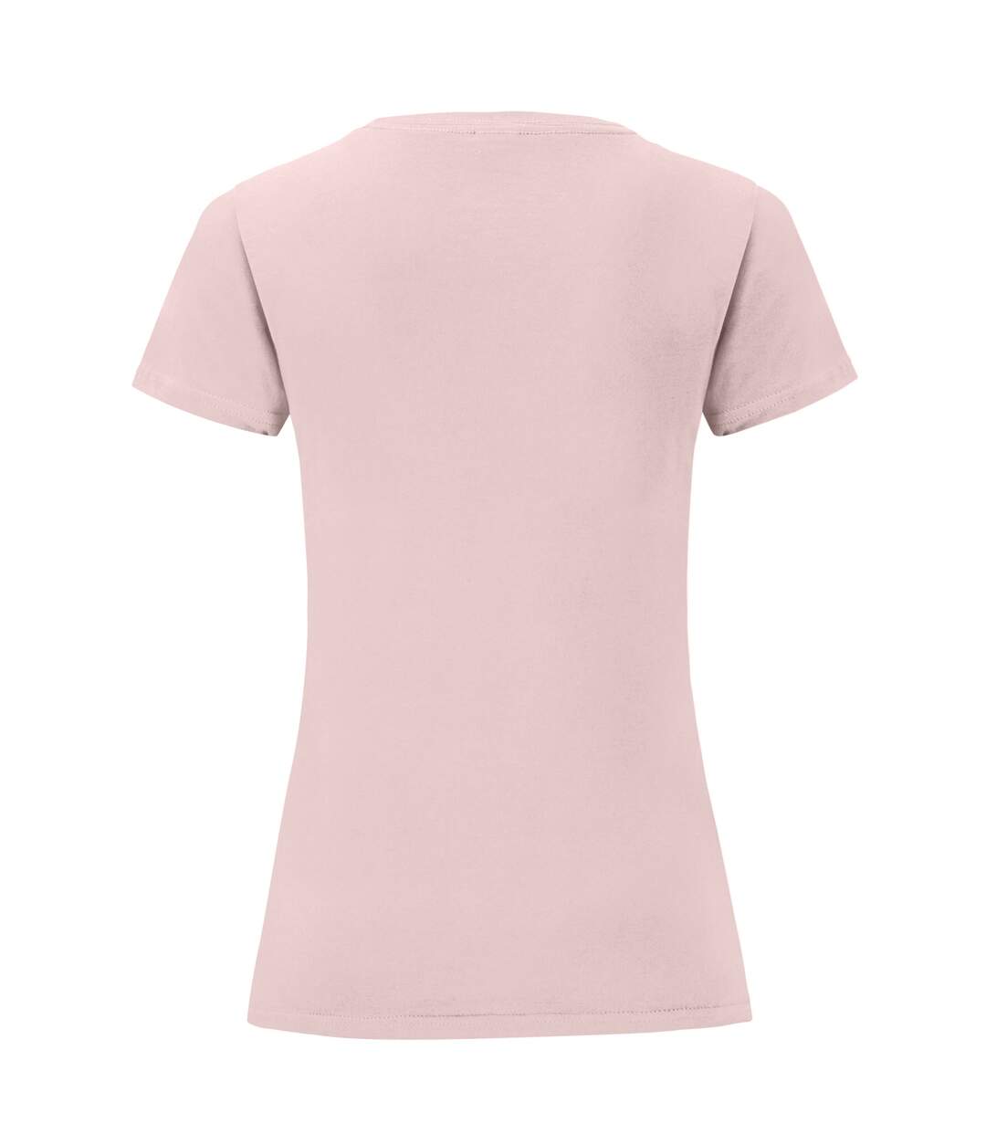T-shirt Iconic Femme Rose Pâle Fruit Of The Loom-2