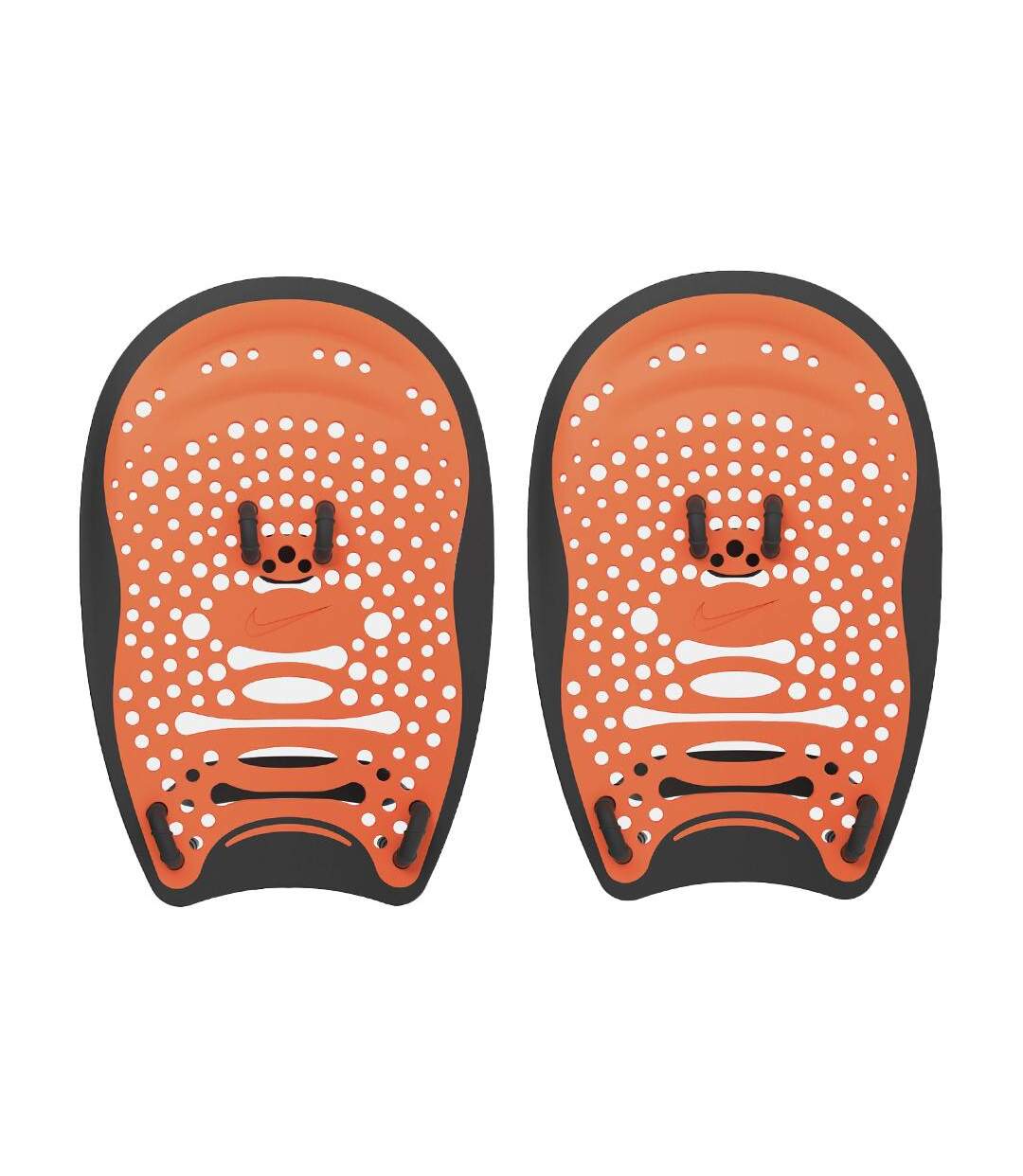 Plaquettes de natation noir/orange nike ness - l/xl-1