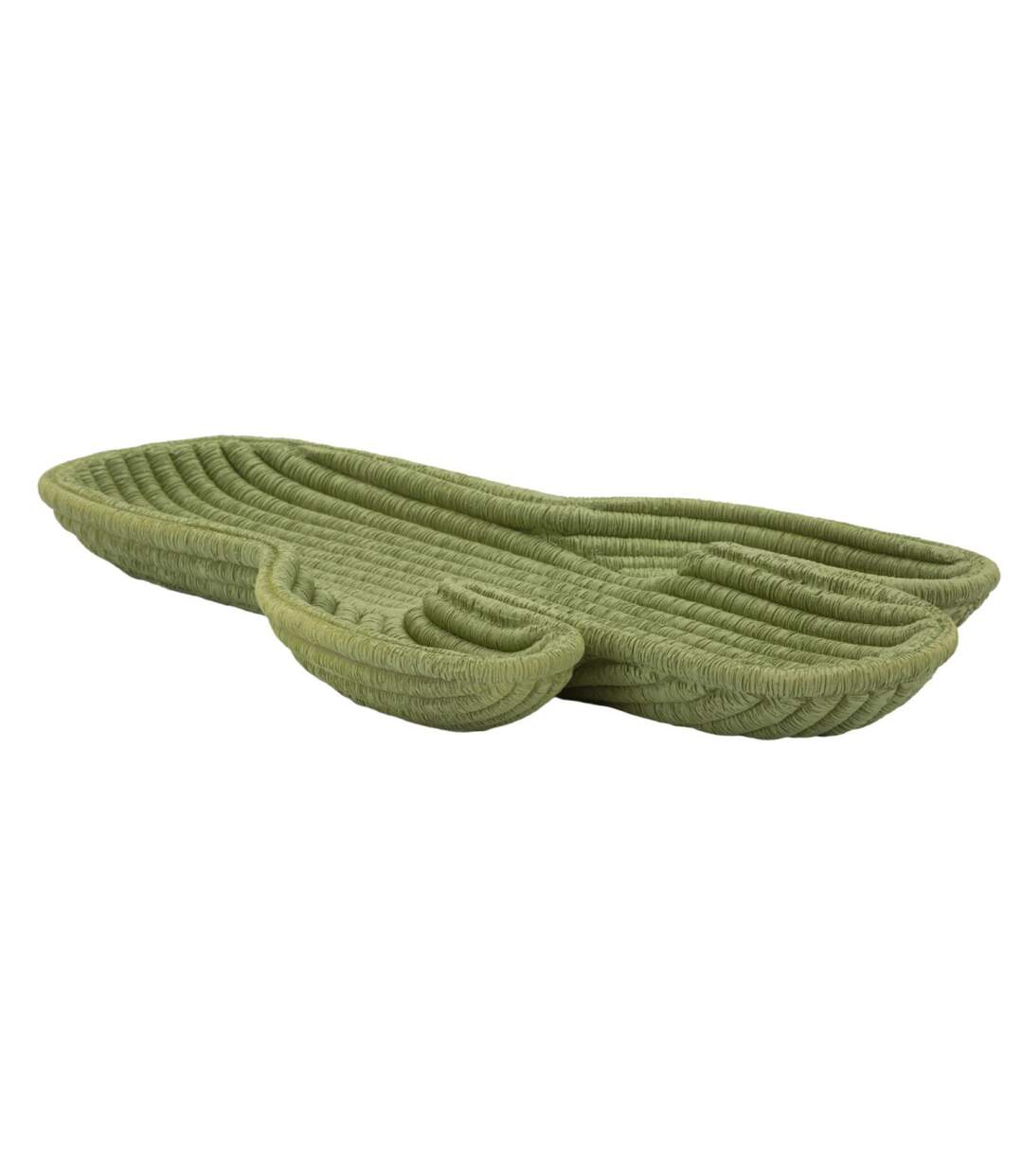 Plateau Déco en Résine Cactus 34cm Vert-3