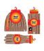 Ladies Fleece Lined Thermal Winter Hat, Neck Warmer & Converter Gloves Set-2