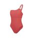 Womens/ladies Asymmetric One Piece Swimsuit Brown Speedo-2