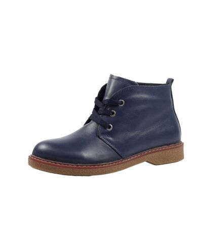 Bottines claire femme bleu marine Lunar