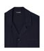 Mens Linen Blend Relaxed Fit Beach Shirt Blue Emporio Armani EA7-3