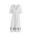 Womens/ladies Strawberry Broderie Dress White Cath Kidston-2