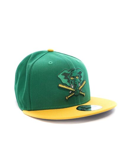 Casquette verte/jaune homme new era oakath - osfm