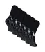 6 Pack Mens Bamboo Crew Grip Socks | Reinforced Heel & Toe Soft Non Slip Socks-1